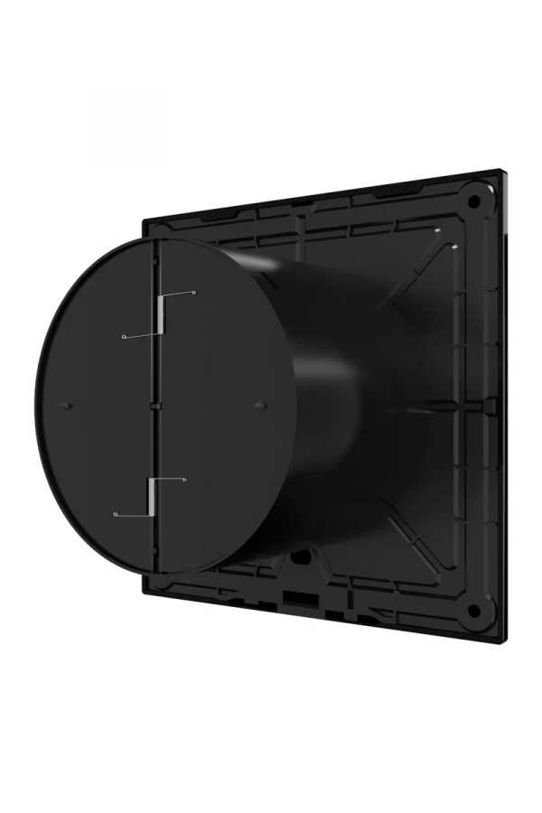 Вентилятор накладной SLIM D100 обратный клапан Obsidian DICITI