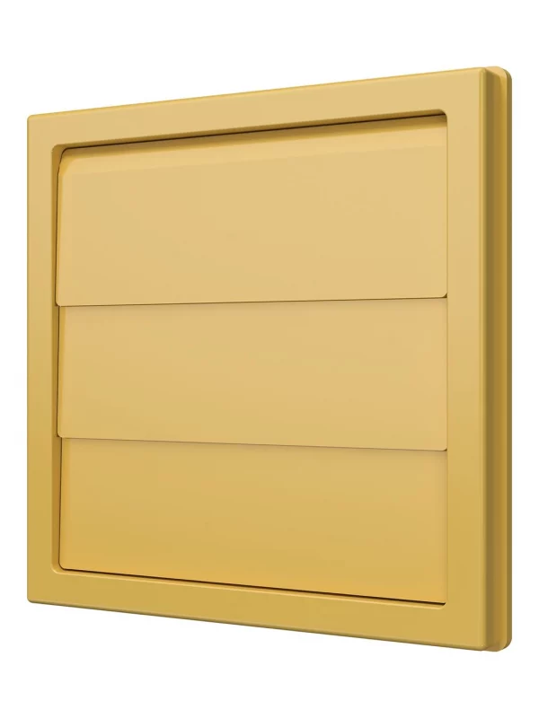 Выход стенной КФ фланец 55х110 жалюзи 150х150 ASA Beige ERA