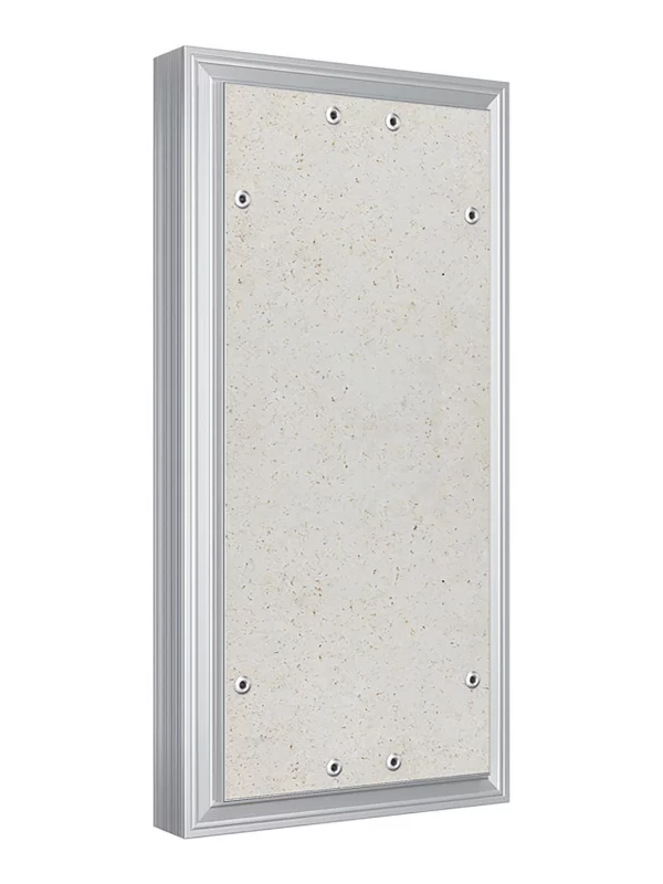 Люк ревизионный D Ceramo Optimum 200х400 скрытый монтаж петля алюминий EVECS