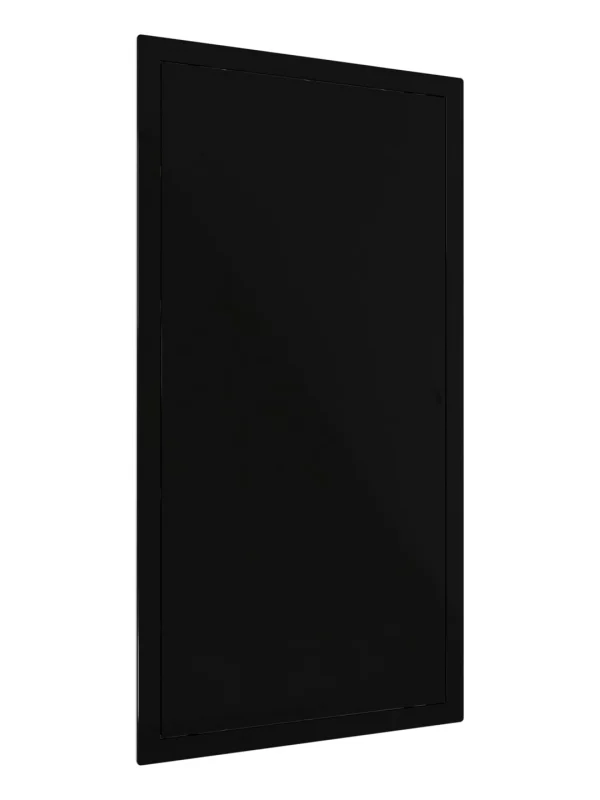 Люк ревизионный LN фланец 200х400 нажимной 223х423 пластик Black EVECS