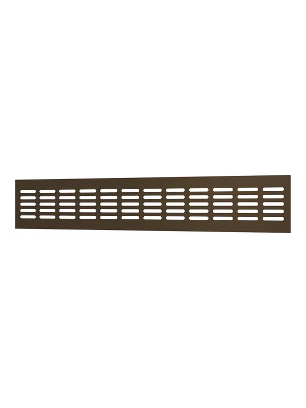 Решетка вентиляционная DP AL переточная 480х80 алюминий Dark bronze ERA