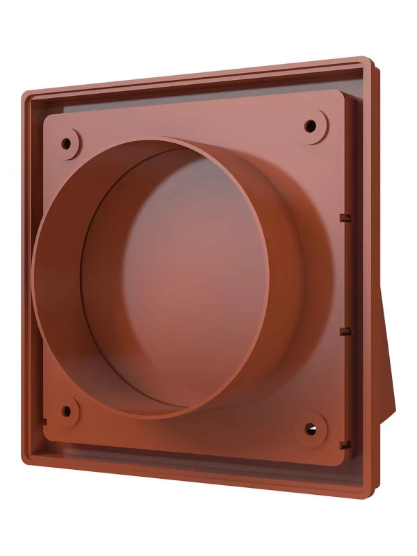 Выход стенной КФВ фланец D100 обратный клапан 150x150 ASA Terracotta ERA
