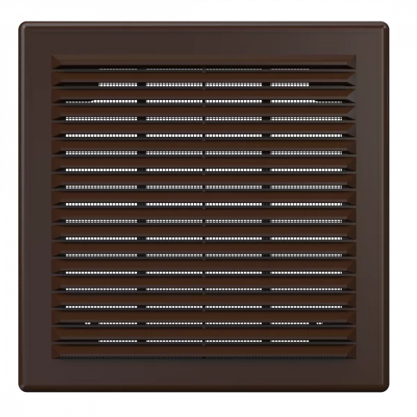 Решетка вентиляционная Р сетка разъемная 209х209 пластик Brown ERA