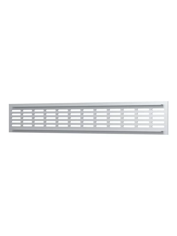 Решетка вентиляционная DP AL переточная 480х80 алюминий Silver ERA