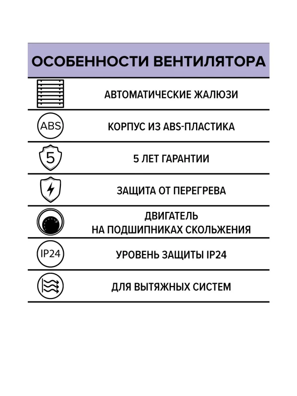 Вентилятор накладной EURO D100 автоматическое жалюзи ERA