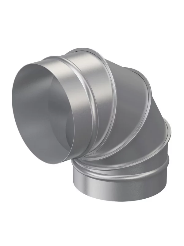 Отвод OTG D100 90° оцинкованная сталь ERA PRO