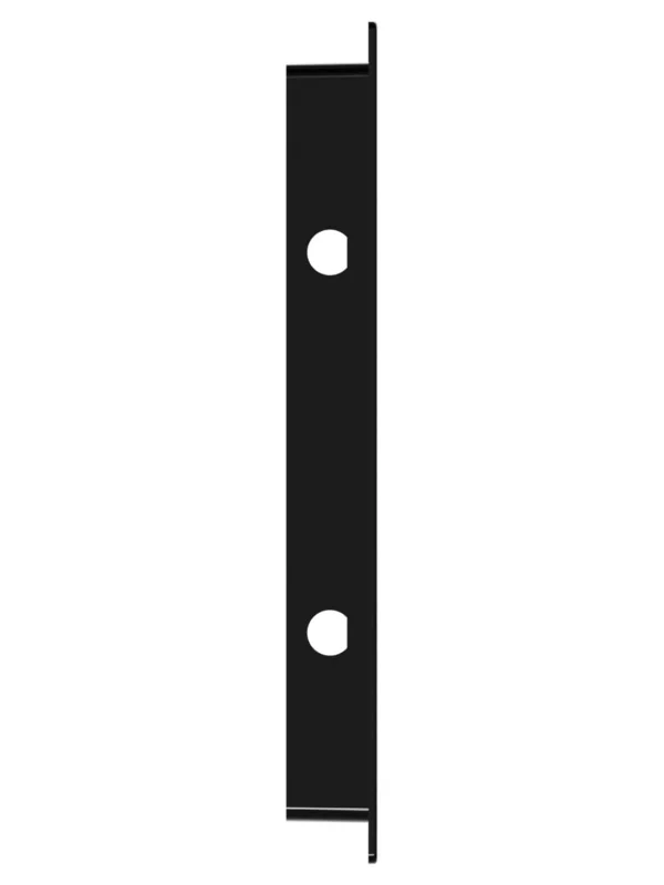 Люк ревизионный LN фланец 150х200 нажимной 172х222 пластик Black EVECS