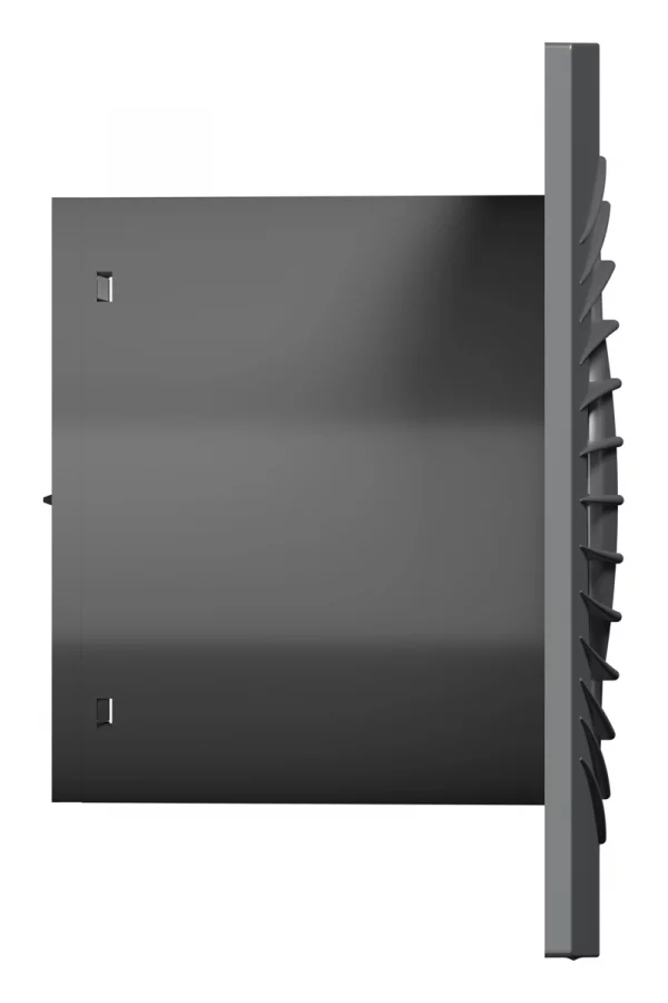Вентилятор накладной SLIM D100 обратный клапан Gray metal DICITI