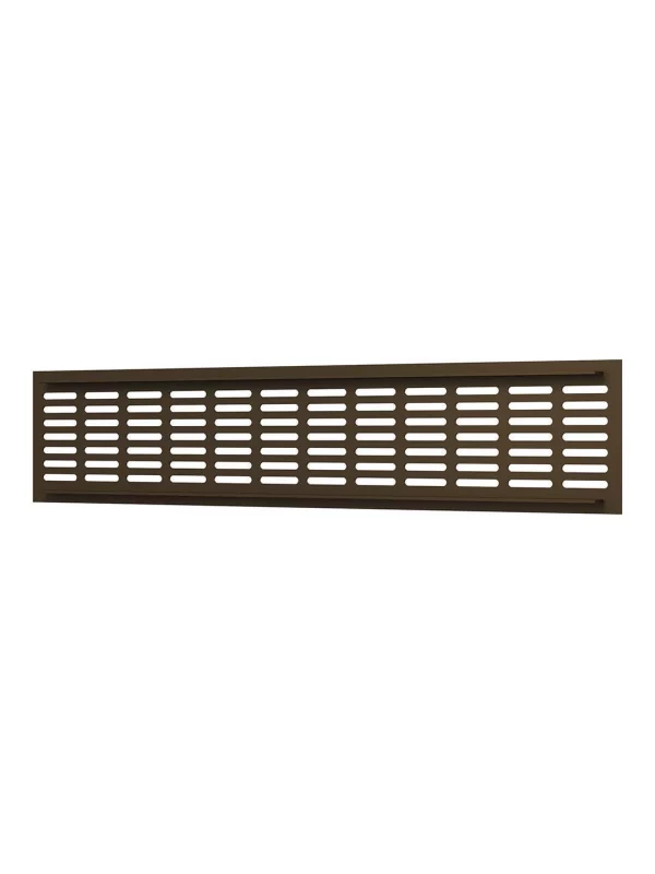 Решетка вентиляционная DP AL переточная 480х100 алюминий Dark bronze ERA