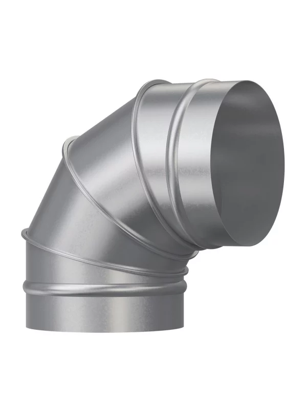 Отвод OTG D100 90° оцинкованная сталь ERA PRO