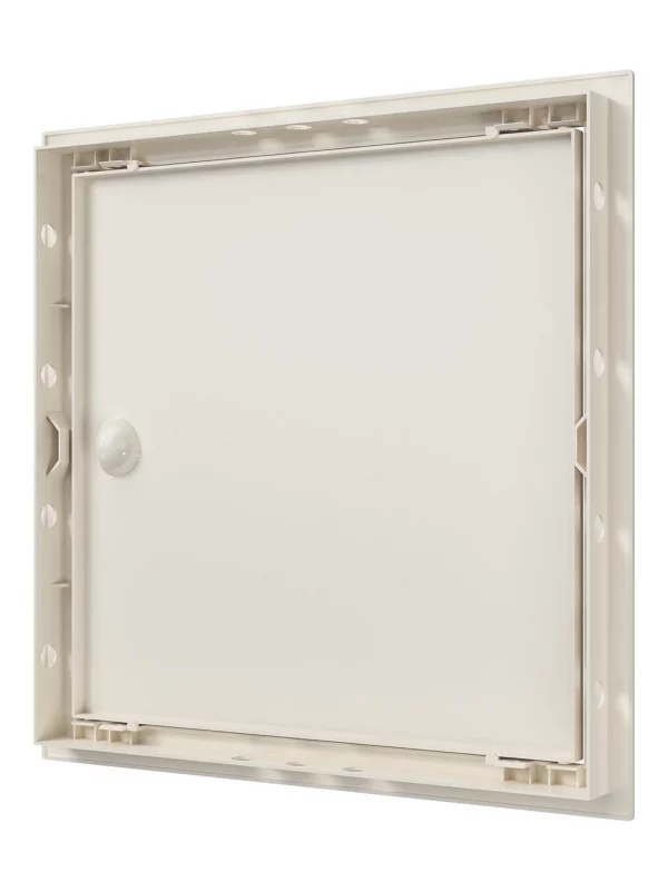 Люк ревизионный ЛР фланец 296х296 ручка 318х318 пластик Ivory EVECS