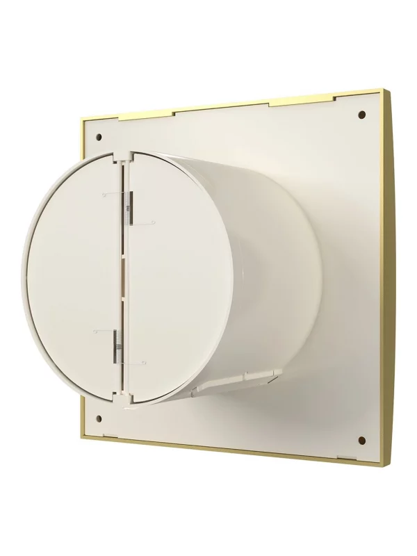 Вентилятор накладной AURA D125 обратный клапан Champagne DICITI