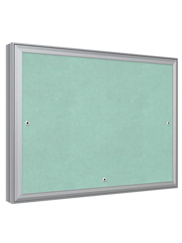 Люк ревизионный D Ceramo Base 400х300 скрытый монтаж съемный алюминий EVECS