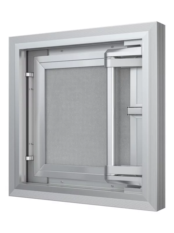 Люк ревизионный D Ceramo Comfort 500х600 скрытый монтаж усиленная петля алюминий EVECS