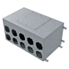 Metall-Verteilerkasten BlauFast SR 200/90x10 02