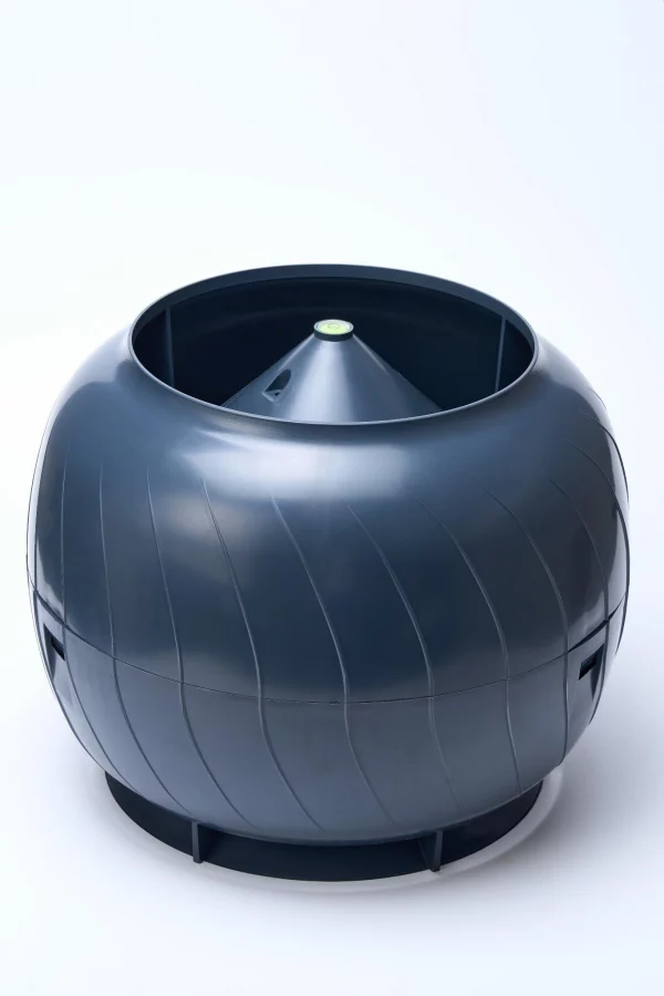 Дефлектор STAT D160 статический пластик Gray graphite ERA