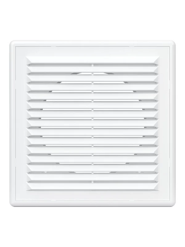 Решетка вентиляционная RF фланец D100 разъемная 150x150 пластик ERA