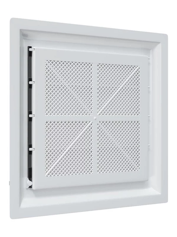 Решетка вентиляционная AIRVENT регулируемая жалюзи 281х281 пластик ERA
