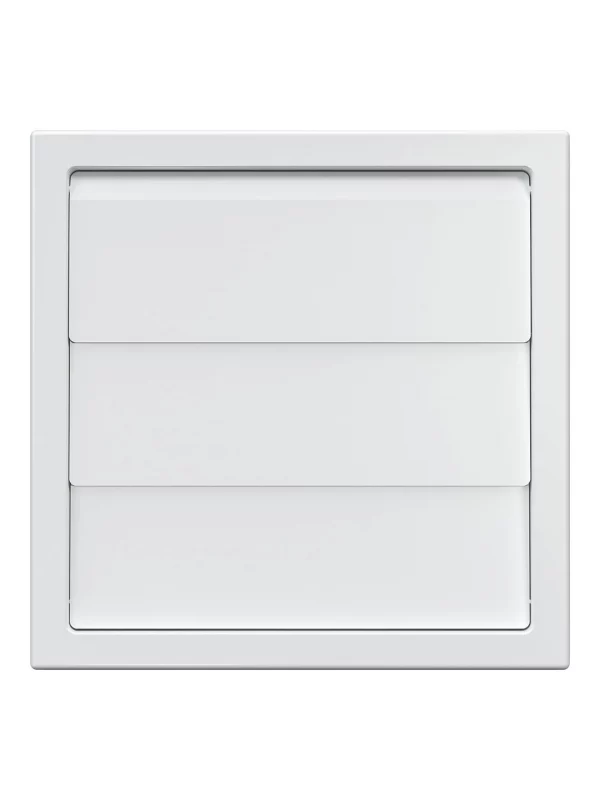 Выход стенной КФ фланец D100 жалюзи 150x150 ASA ERA