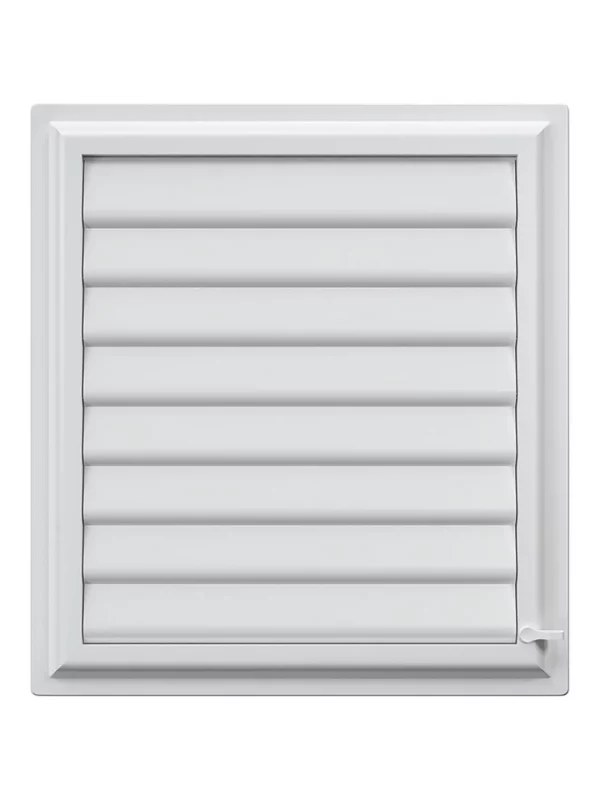Решетка вентиляционная AIRVENT регулируемая жалюзи 402х442 пластик ERA