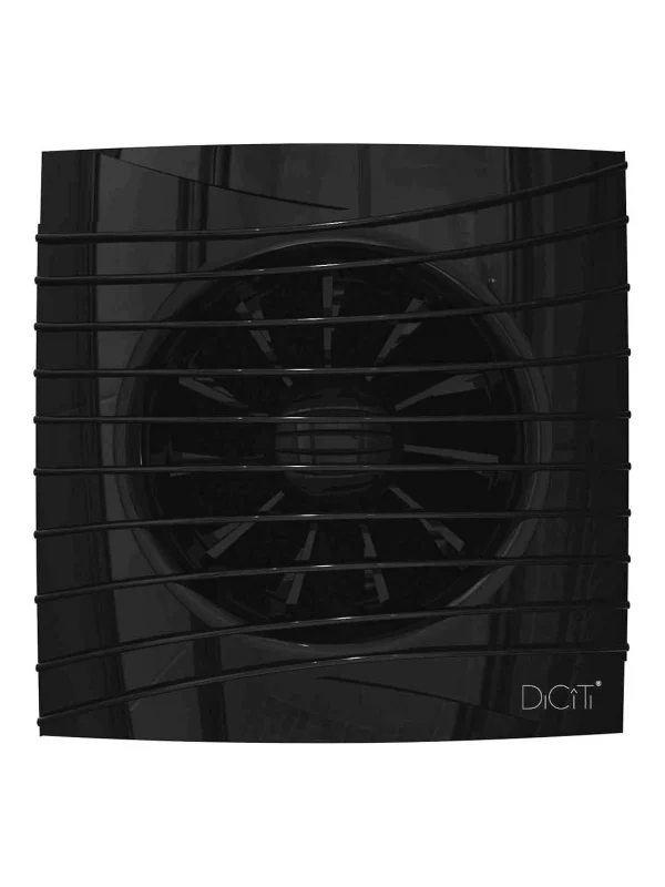 Вентилятор накладной SILENT D125 обратный клапан Obsidian DICITI