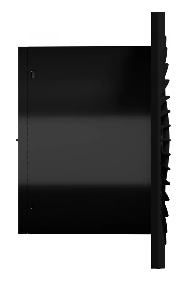 Вентилятор накладной SLIM D125 обратный клапан Obsidian DICITI