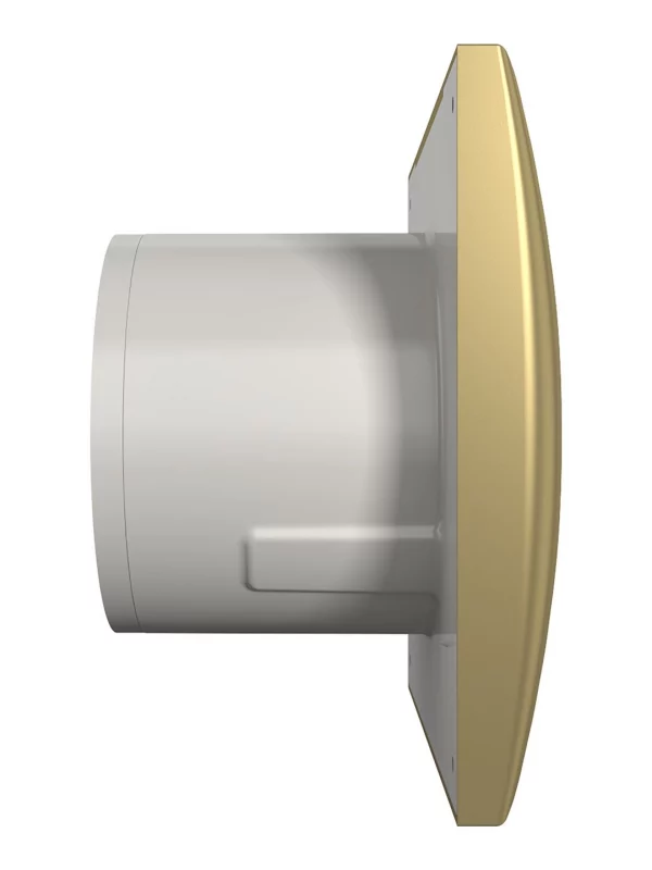 Вентилятор накладной AURA D125 обратный клапан Champagne DICITI