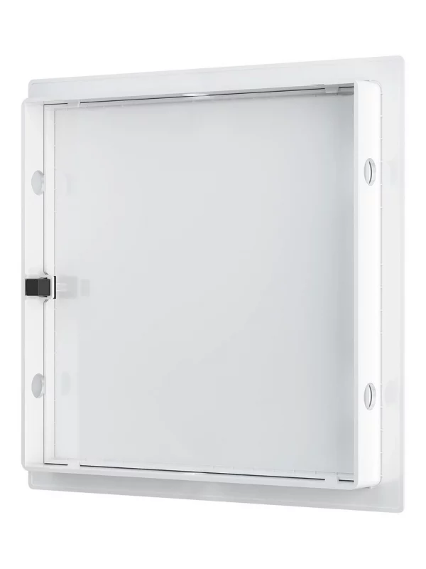 Люк ревизионный LN фланец 200x200 нажимной 224х224 пластик EVECS