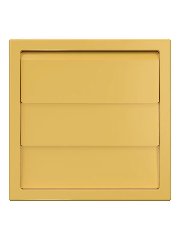 Выход стенной КФ фланец D150/160 жалюзи 190х190 ASA Beige ERA