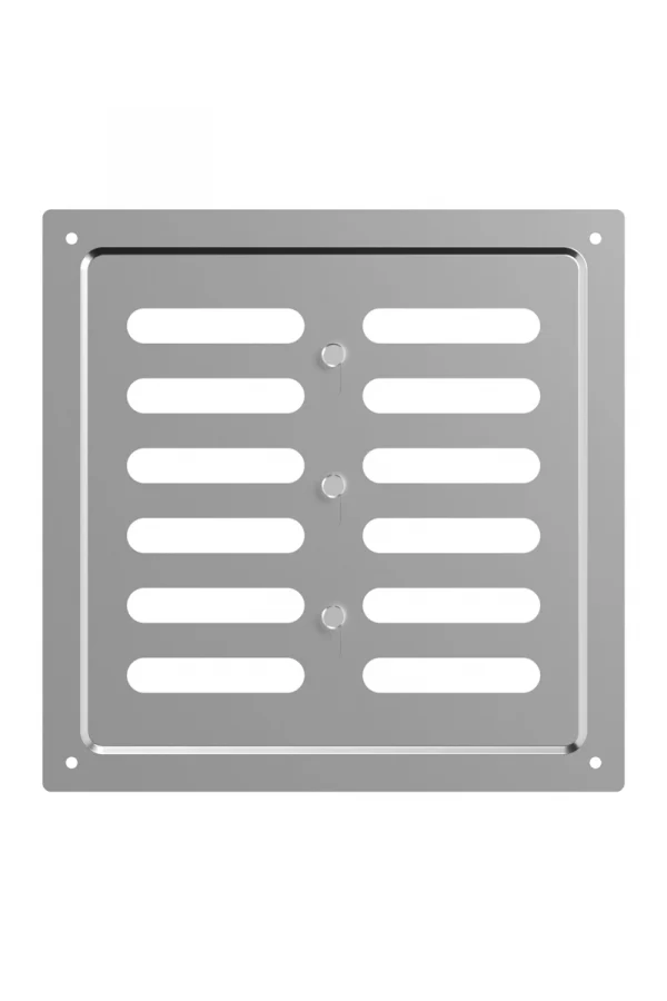 Решетка вентиляционная MER регулируемая 200х200 окрашенная сталь Chrome ERA