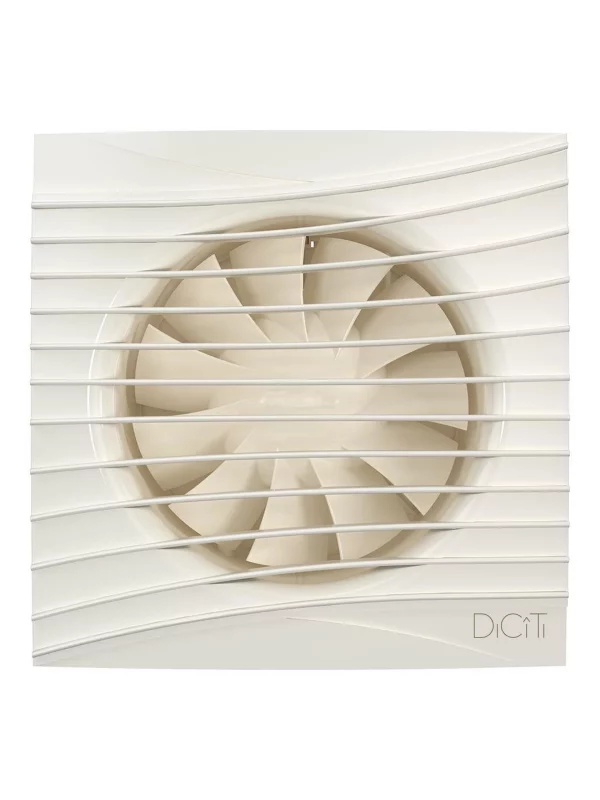 Вентилятор накладной SILENT D125 обратный клапан Ivory DICITI