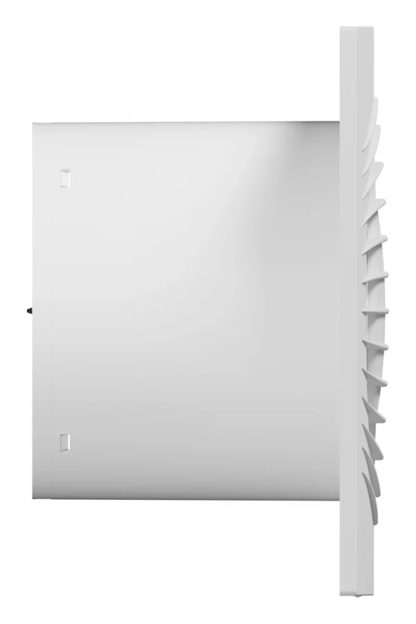 Вентилятор накладной SLIM D100 обратный клапан Matt white DICITI