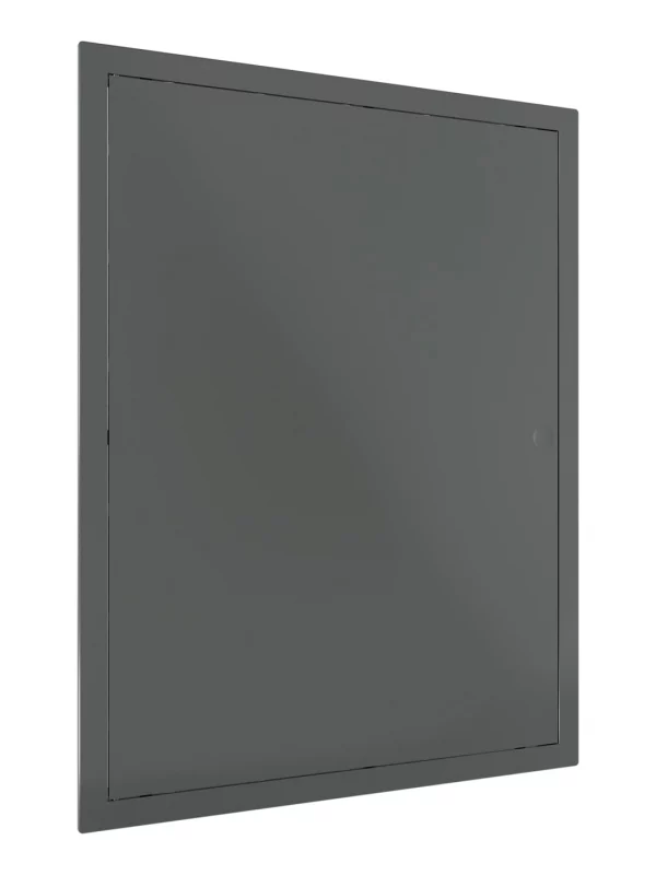 Люк ревизионный LN фланец 300х400 нажимной 327х427 пластик Gray EVECS