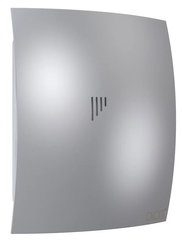 Вентилятор накладной BREEZE D125 обратный клапан Gray metal DICITI