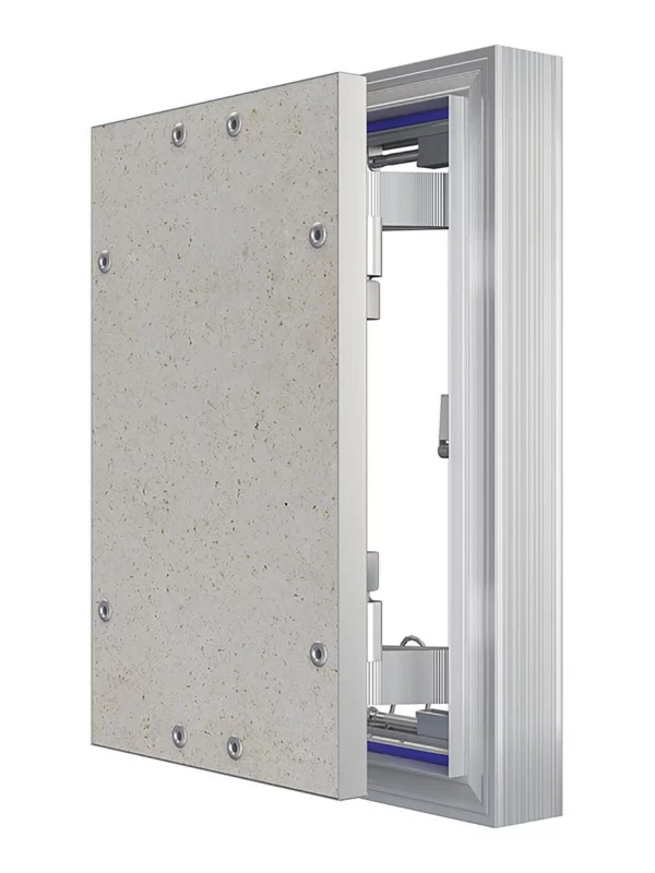 Люк ревизионный D Ceramo Optimum 200х300 скрытый монтаж петля алюминий EVECS